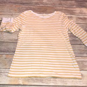 LUCKY BRAND~Nautical Striped 3/4 Sleeve Top~L